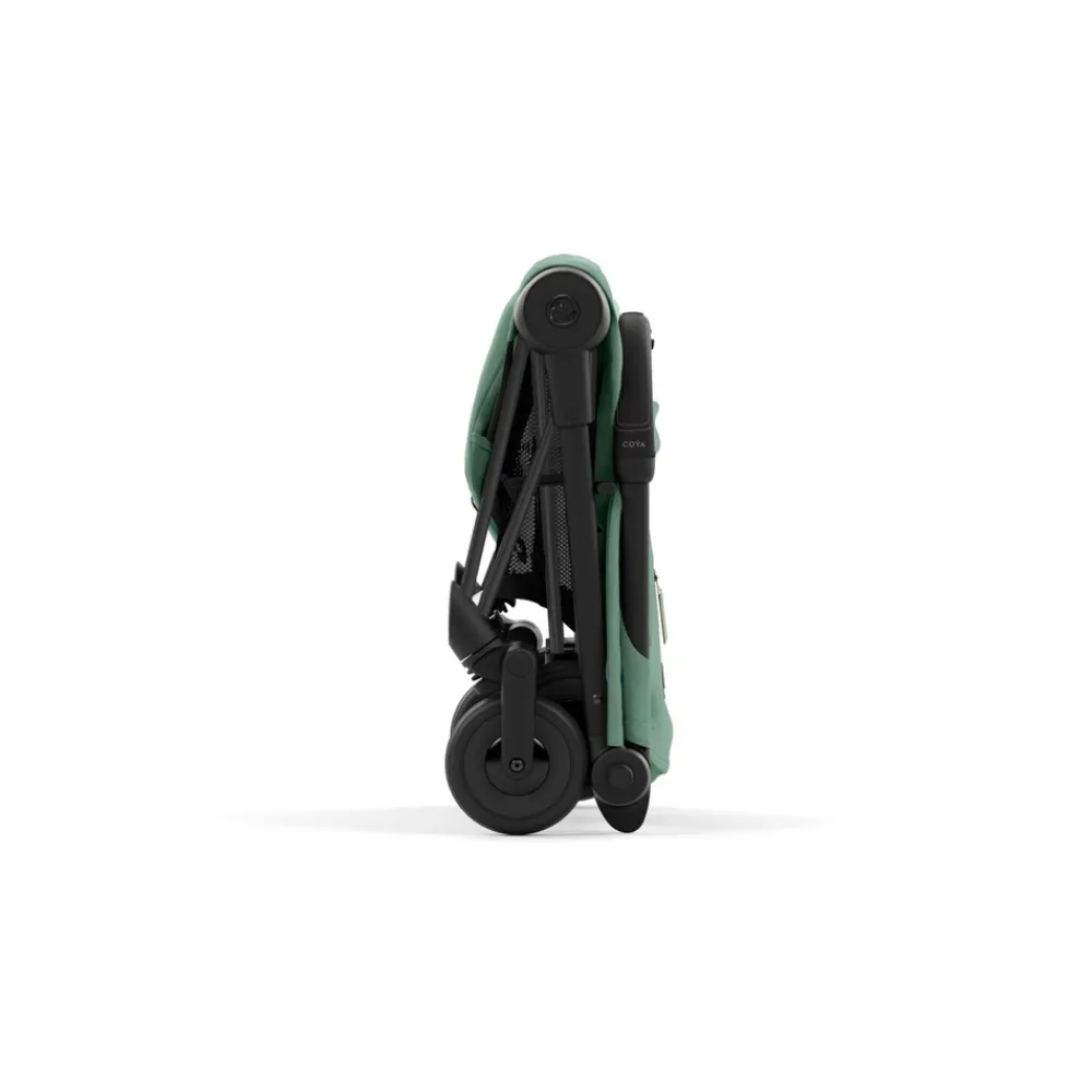 Cybex Coya - Matt Black Leaf Green- Rejseklapvogne