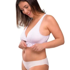 Carriwell Crossover sove & ammeBh hvid xl- Amme Bh'Er