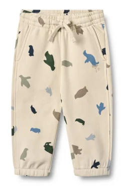 Wheat Cruz Sweatbukser - offwhite penguins- Bukser