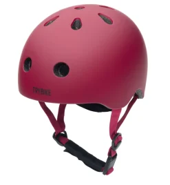 Trybike Cykelhjelm med retrolook – vintagerød XS- Cykelhjelme & Tilbehør|Cykelstole & Hjelme