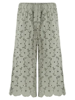 Lil' Atelier Dally brede bukser - FOREST FOG- Bukser