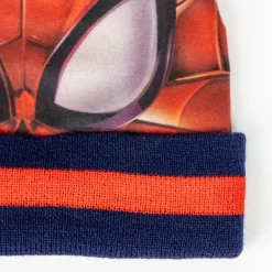 YM-EYEWEAR 2-Delt Hue og vante sæt - Spiderman - RØD/BLÅ- Luffer & Vanter|Elefanthuer & Huer