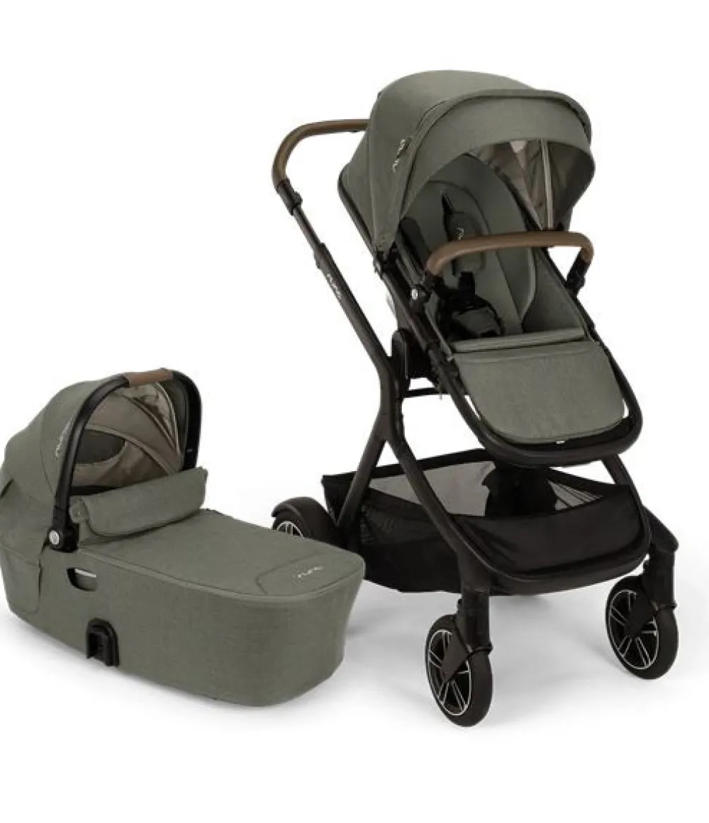 Nuna Demi Next inkl. liggedel - Pine- Kombivogne Med Flade Sæder