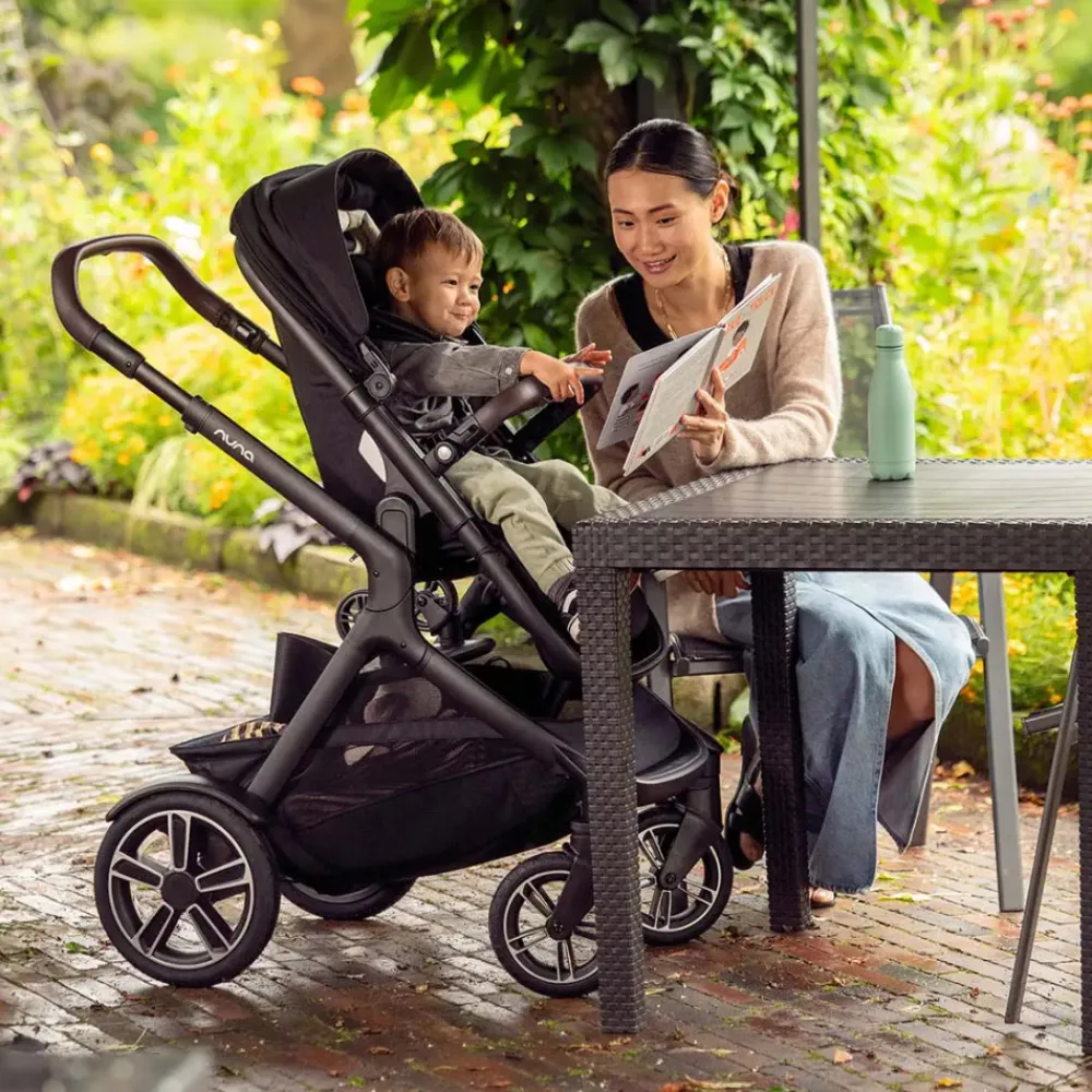 Nuna Demi Next søskendevogn - Caviar- Søskende/Tvillingevogne