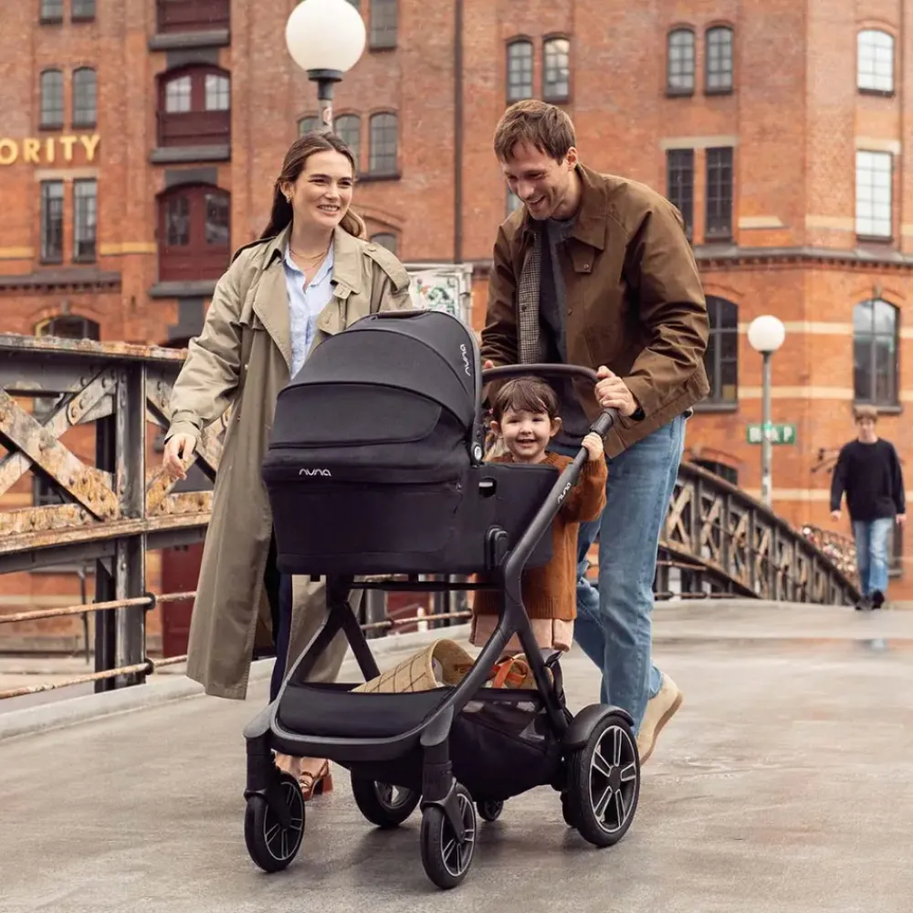 Nuna Demi Next søskendevogn - Caviar- Søskende/Tvillingevogne