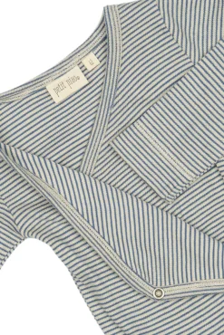 PETIT PIAO Dian Body Langærmet - True Navy/Dark Off White- Bodystocking Langærmet