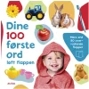 Alvilda Dine 100 første ord - Løft flappen-Børn Børnebøger
