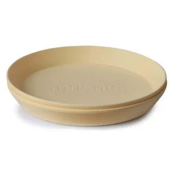 MUSHIE Dinner Plate Round Pale Daffodil- Service