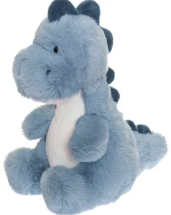 Teddykompaniet Dinoen Rex, plysdyr blå, 25 cm- Bamser