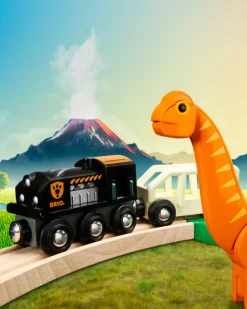 Brio Dinosaur Cirkel togsæt - FSC®- Togbaner & Tog