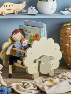 Bloomingvillemini Dolly Bogreol, Grå - FSC®-Børn Reoler