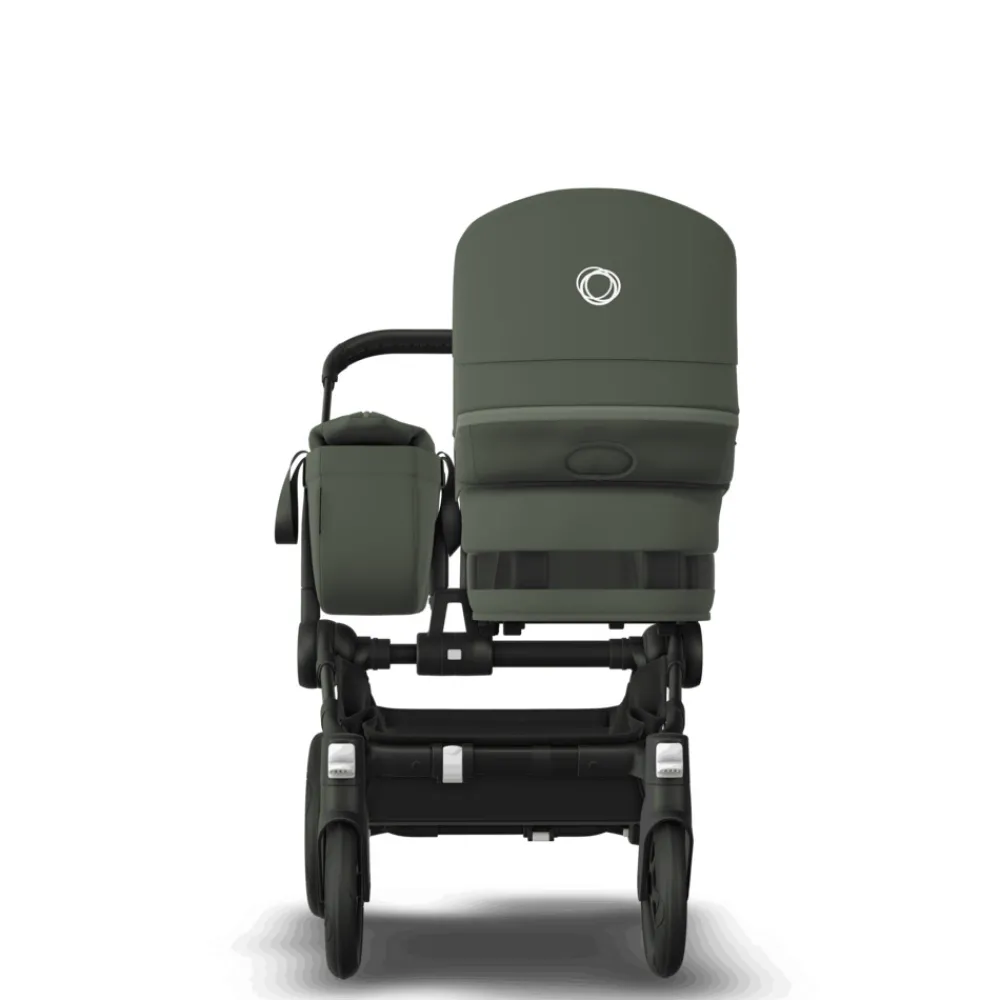Bugaboo Donkey 5 mono complete - forest green/black stel- Søskende/Tvillingevogne|Kombivogne Med Ergonomiske Sæder