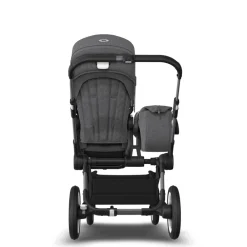 Bugaboo Donkey 5 mono complete - grey melange/graphite stel- Søskende/Tvillingevogne|Kombivogne Med Ergonomiske Sæder