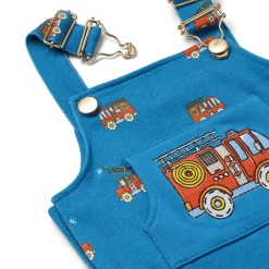 Småfolk Dorset Golden Smækbukser - Vivid blue- Smækbukser & Buksedragter