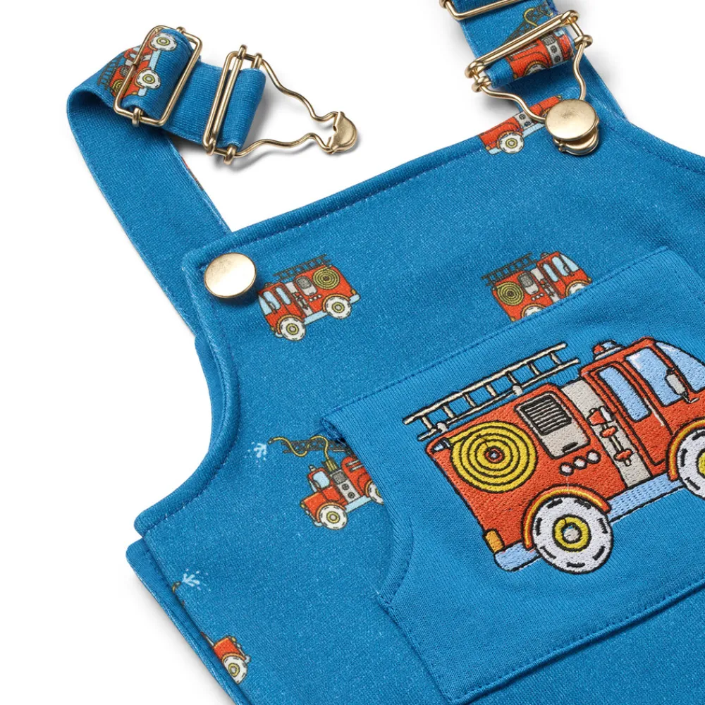 Småfolk Dorset Golden Smækbukser - Vivid blue- Smækbukser & Buksedragter