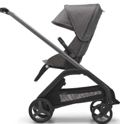 Bugaboo Dragonfly complete - graphite/grey melange- Klapvogne Med Ergonomiske Sæder