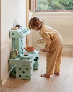 MODU Dreamer Set Ocean Mint / Forest Green- Store Byggesæt|Tumlemøbler