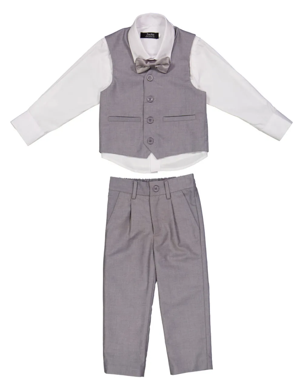 Jocko Drengesæt - GRÅ- Juletøj|Festtøj & Tilbehør