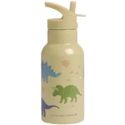 A Little Lovely Company Drikkedunk stål Dino- Madkasser & Drikkedunke