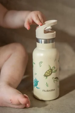 Filibabba Drikkeflaske i rustfrit stål - First Swim- Madkasser & Drikkedunke