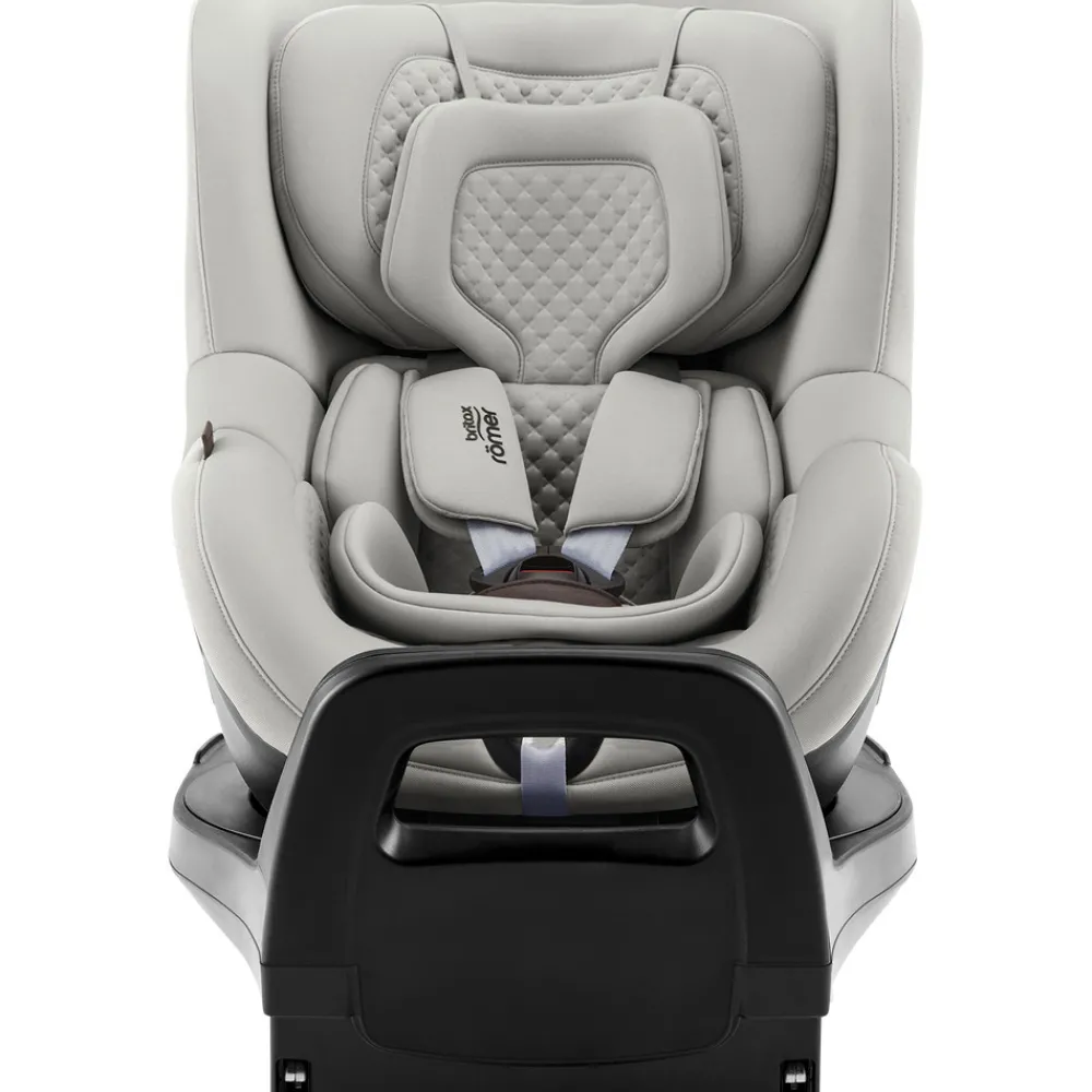 Britax Römer Dualfix Pro M Lux - Linen grey- Autostole Med Integreret Baser|Autostole 61-105 Cm (3 Mdr.-4 År)
