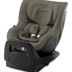 Britax Römer Dualfix Pro M Lux - Urban olive- Autostole Med Integreret Baser|Autostole 61-105 Cm (3 Mdr.-4 År)