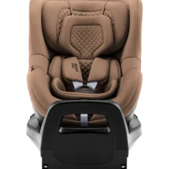Britax Römer Dualfix Pro M Lux - Warm caramel- Autostole Med Integreret Baser|Autostole 61-105 Cm (3 Mdr.-4 År)