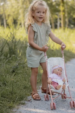 Little Dutch Dukkeklapvogn metal- Dukkevogne & Senge