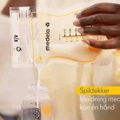 Medela Easy Pour opbevaringsposer til brystmælk, 25 stk- Madopbevaring|Brystpumper