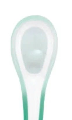 Nuvita EasyEating grøn - 2 termosensitive skeer- Bestik