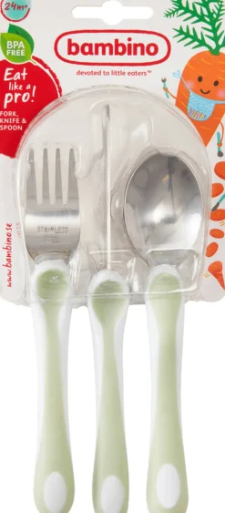 Bambino Eat like a pro! mint- Bestik