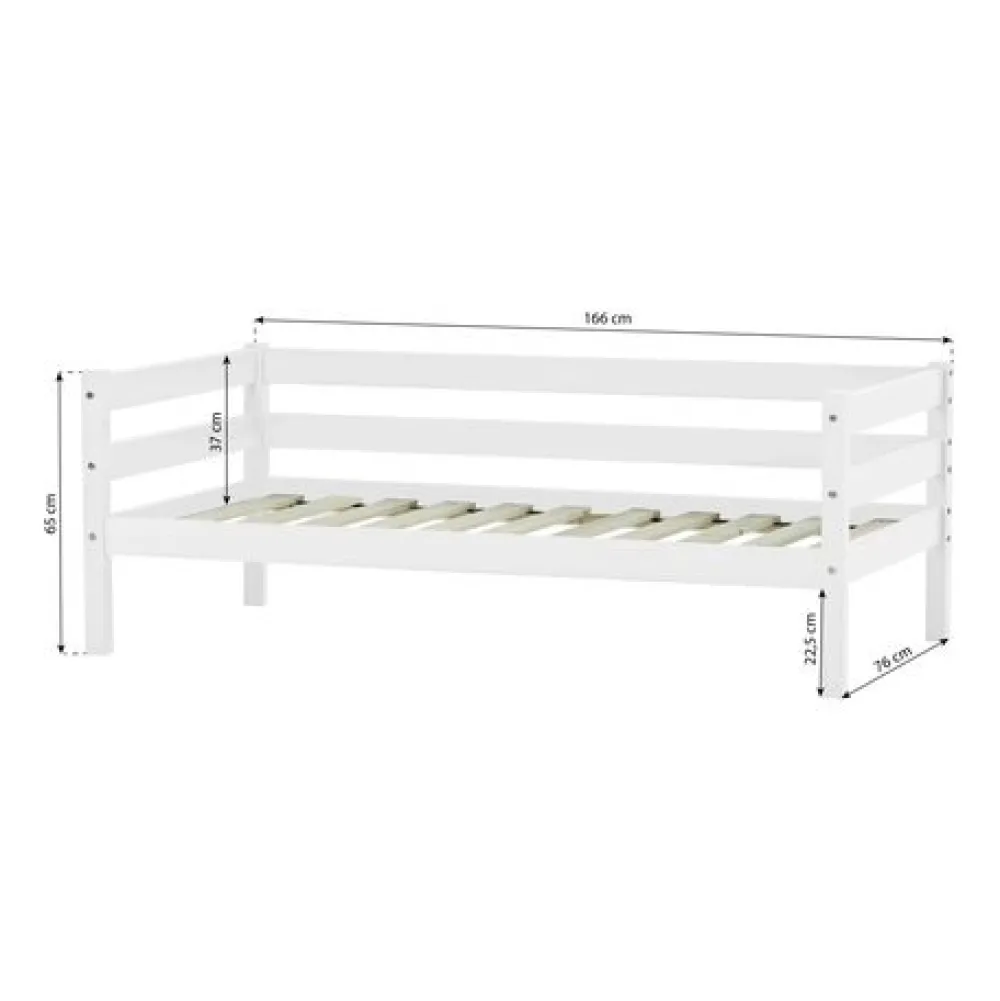 Hoppekids ECO Comfort Juniorseng med madras - 70x160 cm. - hvid-Børn Pakkeløsninger|Juniorsenge