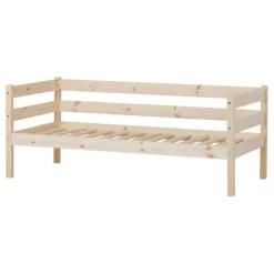 Hoppekids ECO Comfort Juniorseng natur, med sengehest og skuffesæt-Børn Pakkeløsninger|Juniorsenge