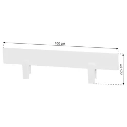 Hoppekids ECO Comfort sengehest 70x160 cm. - natur-Børn Sengeheste