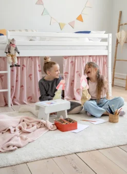 Hoppekids ECO Dream Halvhøj seng (delbar) 90x200 cm. - hvid-Børn Juniorsenge