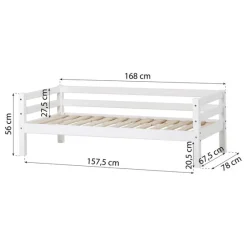 Hoppekids ECO Dream Juniorseng hvid 70x160 cm. - hvid-Børn Juniorsenge