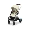 Cybex E-Gazelle S - Seashell Beige | light beige- Klapvogne Med Flade Sæder