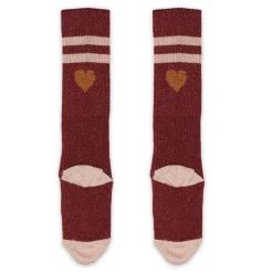 MP Denmark Elga Glimmer Knæ Strømper med hjerte - 1451- Strømper