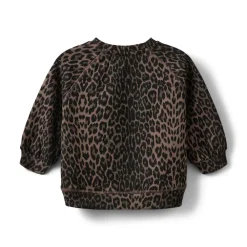 Sofie Schnoor Kids Elis Sweatshirt - Leopard AOP- Cardigans, Veste & Trøjer