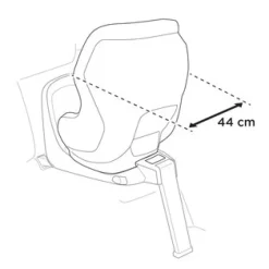 Thule Elm - Mid Blue- Autostole Uden Baser|Autostole 61-105 Cm (3 Mdr.-4 År)
