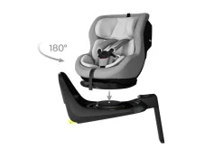 Thule Elm rearward facing - Light Grey- Autostole 61-105 Cm (3 Mdr.-4 År)