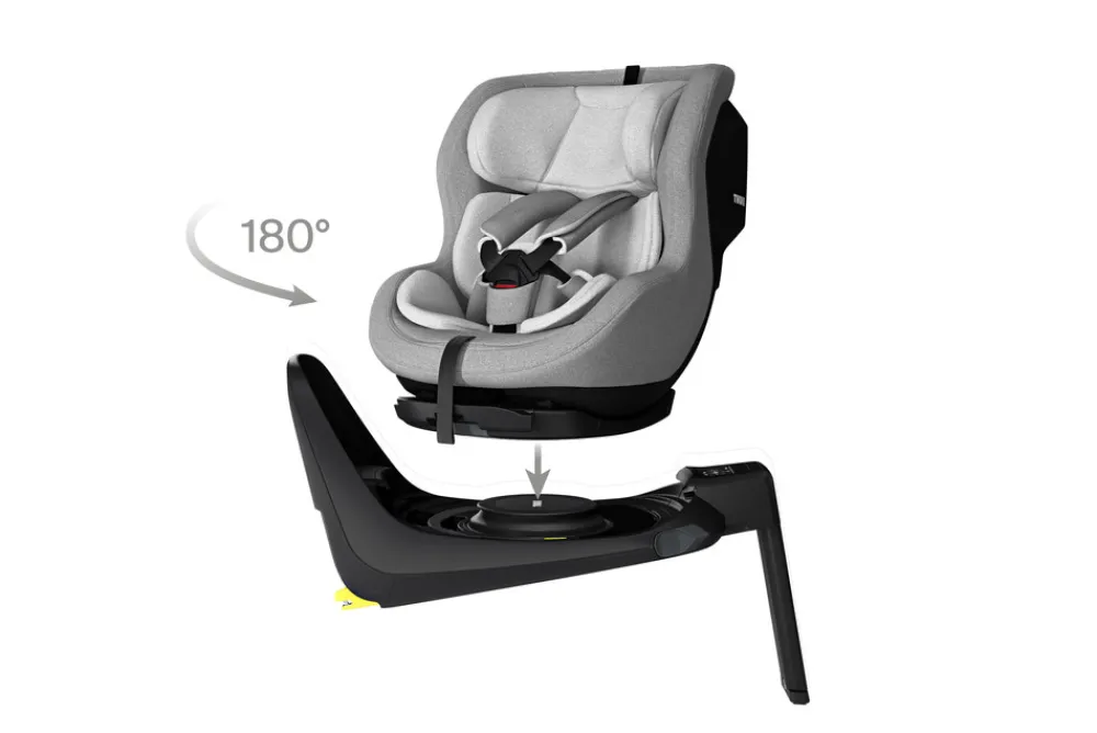 Thule Elm rearward facing - Light Grey- Autostole 61-105 Cm (3 Mdr.-4 År)