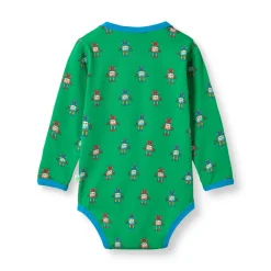 Småfolk Elstar Langærmet Body - Lawn- Bodystocking Langærmet