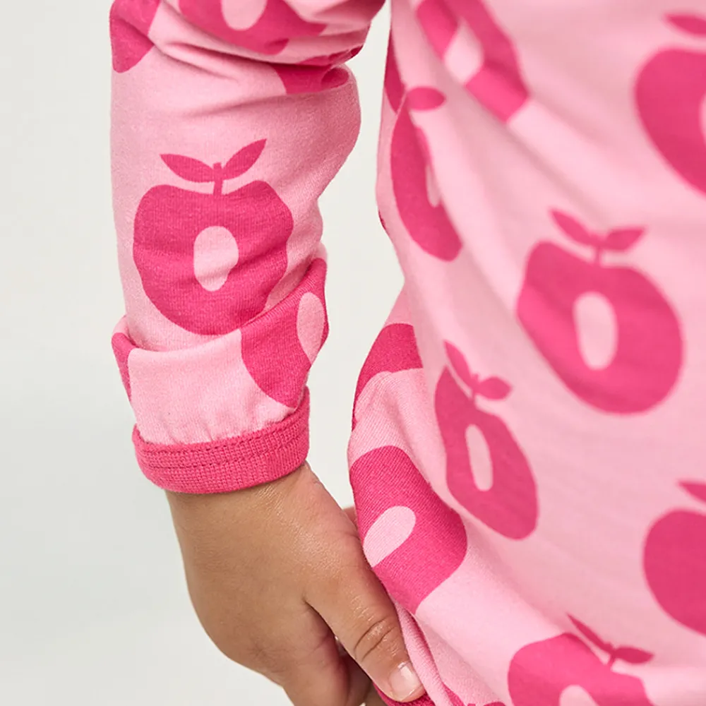 Småfolk Elstar Langærmet Body - Pink lilac- Bodystocking Langærmet