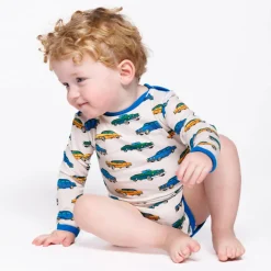 Småfolk Elstar Langærmet Body - Vanilla- Bodystocking Langærmet