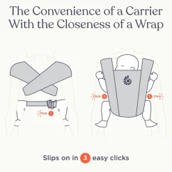 Ergobaby Embrace - pure black- Bæreseler & Vikler