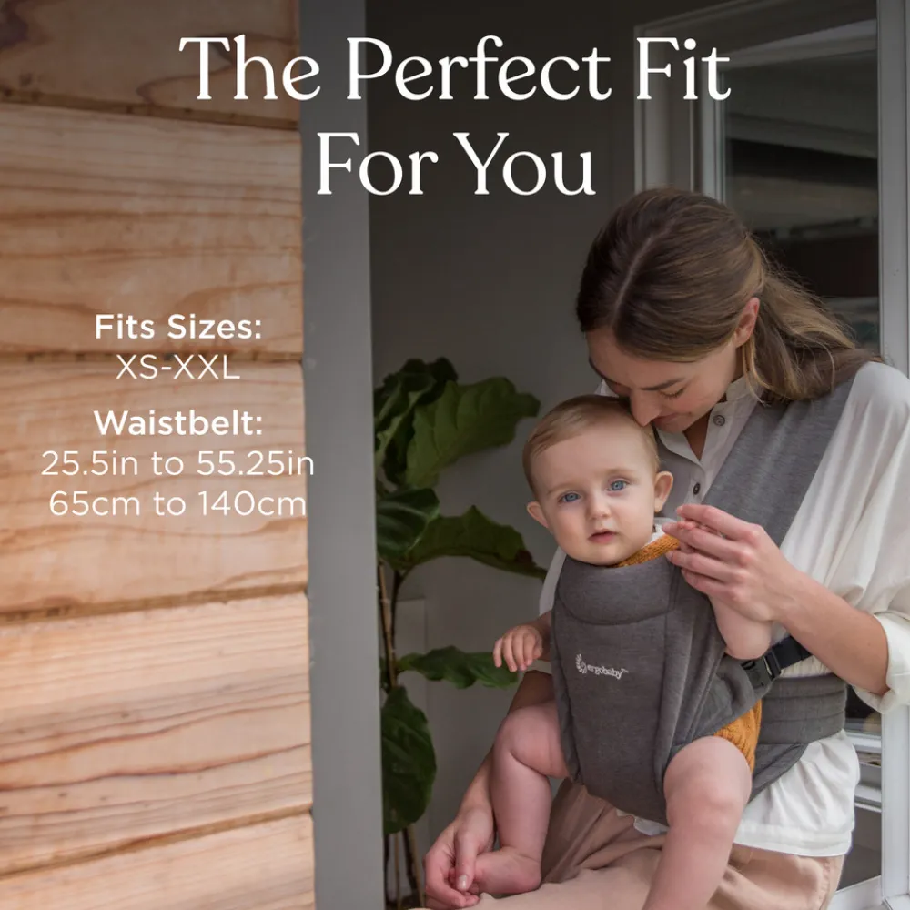 Ergobaby Embrace - pure black- Bæreseler & Vikler