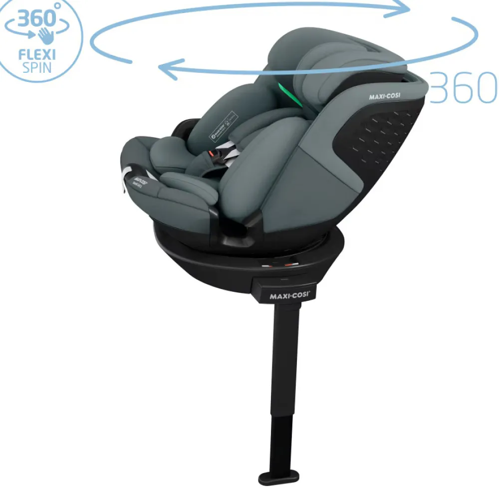 Maxi-Cosi Emerald 360 S - Tonal Graphite- Autostole Med Integreret Baser|Autostole 40-150 Cm (0-12 År)