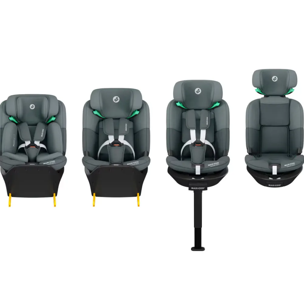 Maxi-Cosi Emerald 360 S - Tonal Graphite- Autostole Med Integreret Baser|Autostole 40-150 Cm (0-12 År)