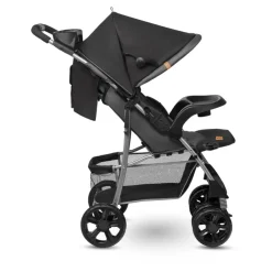 Lionelo Emma Plus klapvogn - stone- Klapvogne Med Flade Sæder